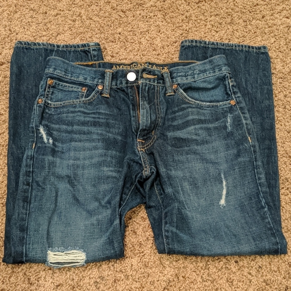 AEO distressed jeans